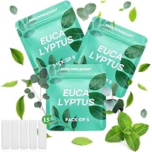 Replacement Filters 3x5-Pack, 30x5mm,Multi-Flavor Variety for Breathing Sticks, Nicotine & Smoke Free,Eucalyptus Tree