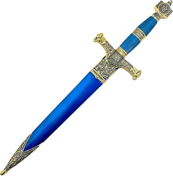 MedievalDepot King Solomon Medieval Crusader Daggers - Perfect for Reenactment