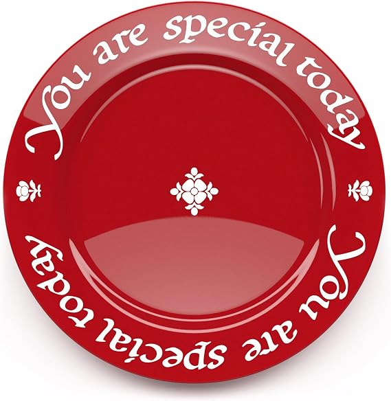 "You Are Special Today" Red Plate Original Waechtersbach Celebration Dish Iconic Gift for Birthdays, Mother's Day & Milestones German Ceramic Tradition Dishwasher Safe, Incl. Gift Box