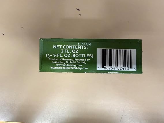 Underberg Natural Herb Bitters 3pk.68oz./btl.