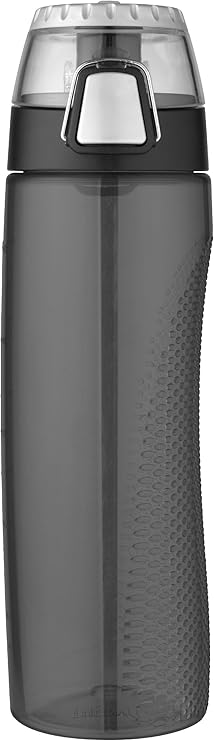 Thermos Tritan Hydration Bottle with Meter, 24-Ounce, Smoke (HP4100SMTRI6)
