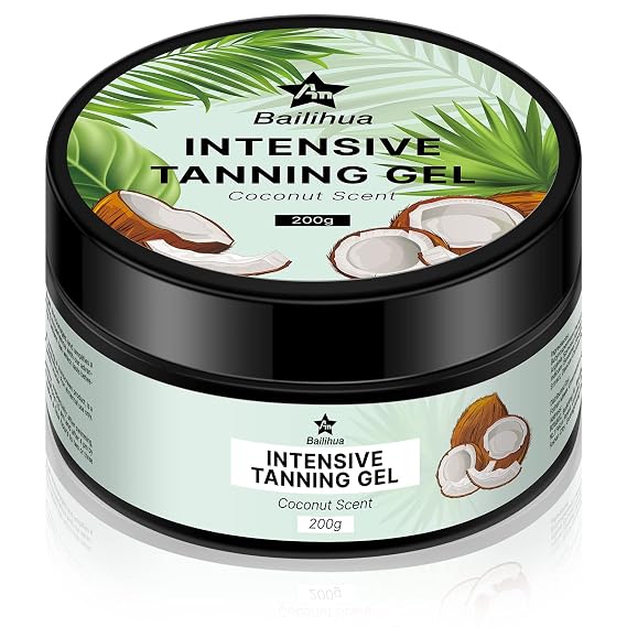 Tanning Accelerator Tanning Gel Accelerator Cream (Coconut) White