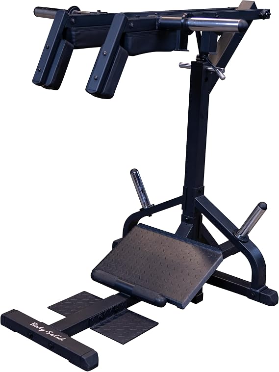 Body-Solid Leverage Squat/Calf Machine, Home and Commercial Gym Equipment, Strength Training Exercises
