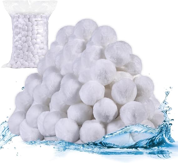 Pool Filter Balls 2.86 Lbs Reusable Media Replace 100 Lbs Sand