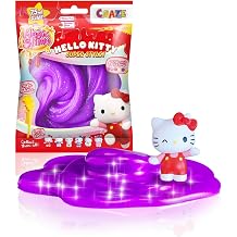 CRAZE MAGIC SLIME Hello Kitty Slime for Kids 75ml Bag with Surprise inside – Kids slime Kits with hello kitty figurine - Fun Gifts and Party Favours for Girls Ages 3+