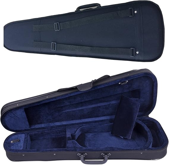 KVS#305 Professional Triangular Shape Super Light Suspension Violin Hard Case 4/4