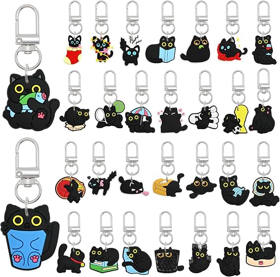 Cute Keychain Bulk,Cute Key Chain for Car Keys Purse Bag Rewards