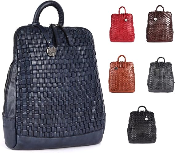 12.5 Inch Genuine Leather Backpack For Women & Men