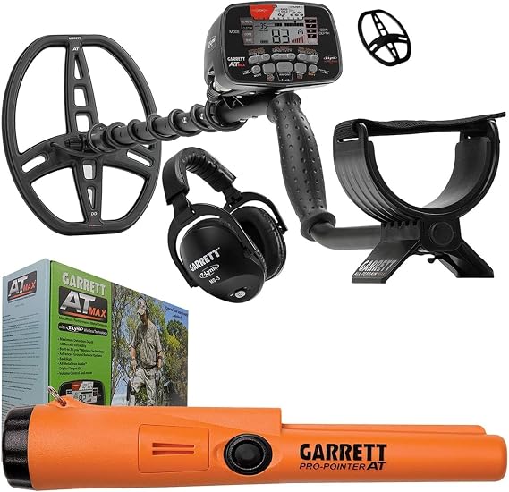 Garrett Metal Detectors Metal Detector, Garrett AT Max All Terrain, MS-3 Headphones