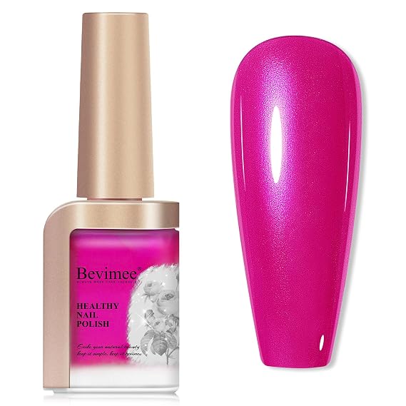 Hot Pink Nail Polish Quick Dry, Pink Nail Lacquer Nail Art Polish