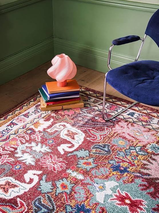 RugVista Mirzam Rug 200 x 300 cm Dark Purple/Multi