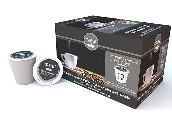 Cafe Tastle Platinum Espresso Roast Single Serve Coffee, 24 Count