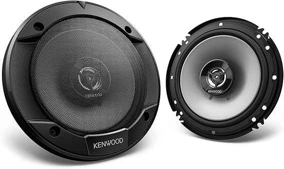 Kenwood KFC-1666S Car Stereo Speaker 6-1/2" 2-Way Speakers with Powerful Sound and Easy Installation - Elevate Your Car Audio