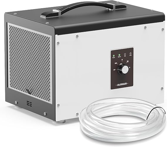 ALORAIR 70 Pints Crawlspace Dehumidifier for Commercial, Sentinel HS35 | Compact, Auto Defrost, Up to 1,000 Sq. Ft., with Drain Hose, for Basement, Commercial, Industry,
