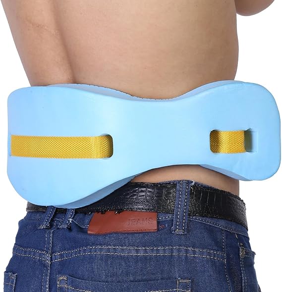 Aqua Jogger Belt for Women, Adjustable Floating Safety Swim Belt Waistband Swimming Lumbar Support Tackle Waist Belt Beginner Training for Adult Children