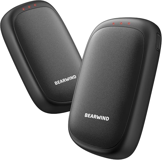 Electric Hand Warmers Rechargeable - 2 Pack Magnetic Pocket Heater Handwarmers with AI Chips, Portable Hunting Gear, Reusable Winter Essentials, Gift Ideas for Men, Women, Outdoor