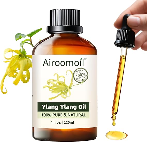 Ylang Ylang Essential Oil, Diffuser, Skin Care & Hair, 4 Fl Oz