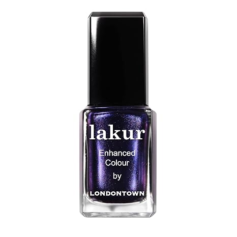 LONDONTOWN Lakur Nail Polish Pink & Purple Shades, Long-Lasting, Streak-Free, Chip-Resistant | 21+ Free Non-Toxic Vegan Nail Color, Strengthens & Hydrates Nails, 0.4 Fl Oz