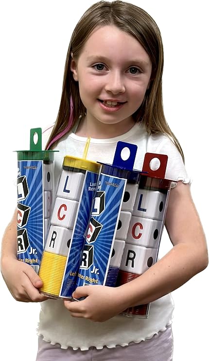 LCR Left Center RightTM Dice Game - Junior Size (Red)