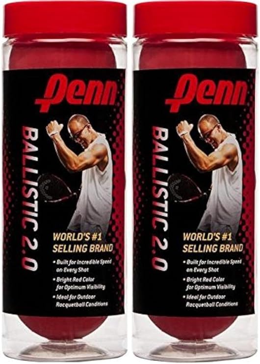 Penn Racquetballs (2 cans) 3 Pack Ballistic