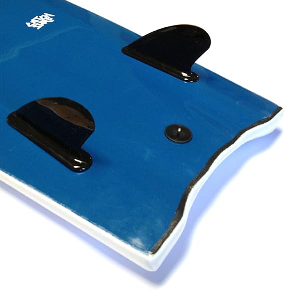 Twin Fin skeg surf fin Kit | Soft top surfboard twin fin kit catch surf