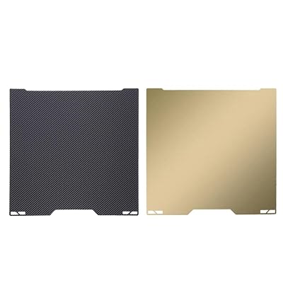 Fafeicy 355x346mm PET PEI Build Plate for Lab H2D 3D Printer - Double Sided Carbon Fiber & Smooth Surface with High Temp Resistance