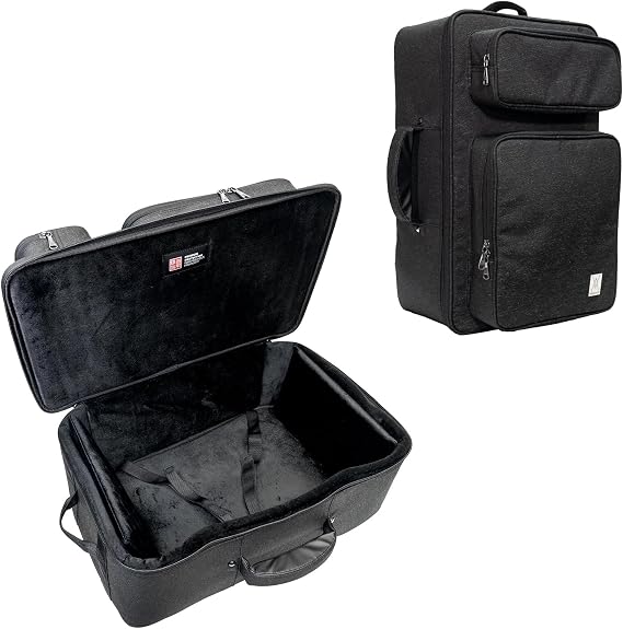 WISHMADE Harmonium Cases With Handle,Waterproof and shock-resistant & Extra-large pocket (HM100)
