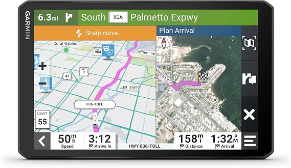 Garmin RV 895, 8 GPS RV Navigator, Custom RV Routing