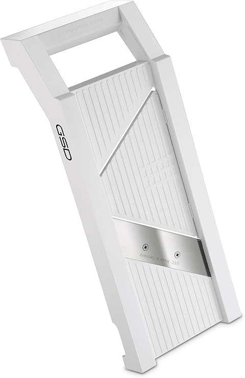 GSD Universal Vegetable Slicer With 5 Changeable Blades, White