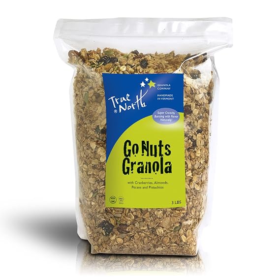 True North Granola Go Nuts Granola, Bulk Bag, 3 lb