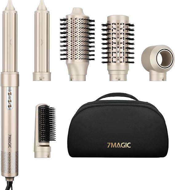 6 in 1 Hair Styler, Hair Dryer Brush, No Heat Damage