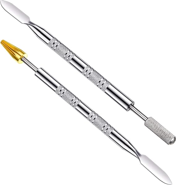 Mudder 2 Pcs Leather Edge Dye Pen Leather Edge Paint Tool, Double Head