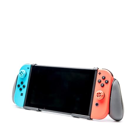 Game Traveler Grip Stand Nintendo Switch Case - Original Switch, Provides Great Comfort, Enhanced Game Play, Angled Viewing Stand, Game Storage & Bonus Value Pack, Licensed Nintendo Switch Game case