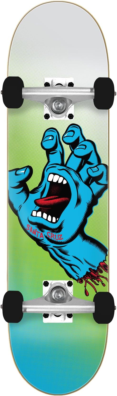 Santa Cruz Screaming Hand Color Fade Full 8.00in x 31.25in Skateboard Complete
