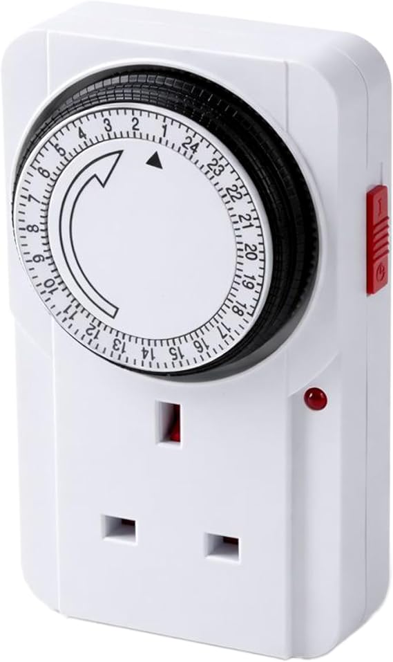 Status IONOS 24 Hour Plug-in Timer Switch, Mechanical Option B, White