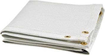 Steiner 367-6X8 Glass Web 35-Ounce Fiberglass Welding Blanket, White, 6' x 8'