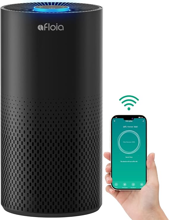 Afloia Smart Air Purifier for Home Large Rooms Bedroom, Up to 1,076 sq ft