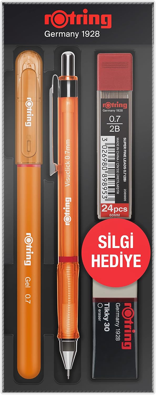Rotring Visuclick Jel Okul Seti 0,7 mm - Turuncu
