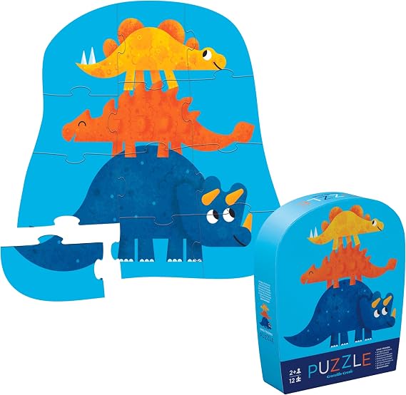 Crocodile Creek 12 Piece Mini Puzzle Dino Friends