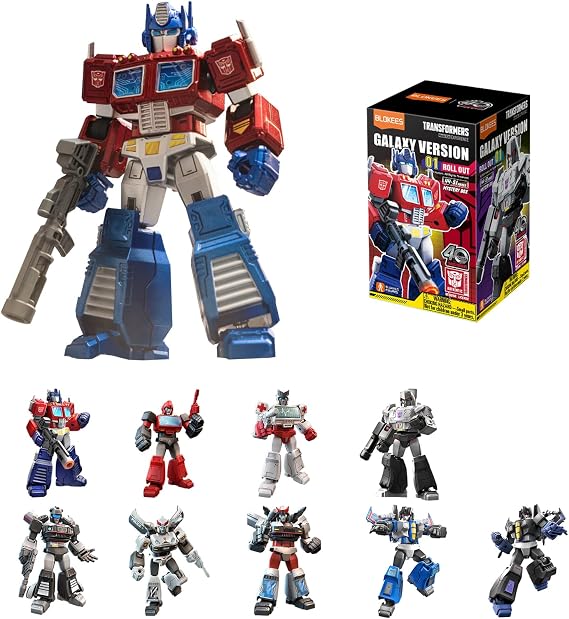 BLOKEES Transformers Galaxy Sürüm 01 Çıkışı | Resmi Lisanslı Karakterler, Hareketli Eklemler, Sürpriz Kutu