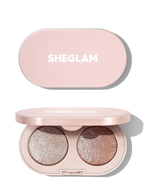 SHEGLAM Prismalight Baked Gelee Eyeshadow Duo-01 Quartz Rising