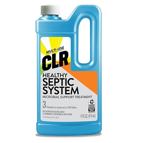 CLR Healthy Septic System, Microbial Support Treatment, 14 Ounce Bottle
