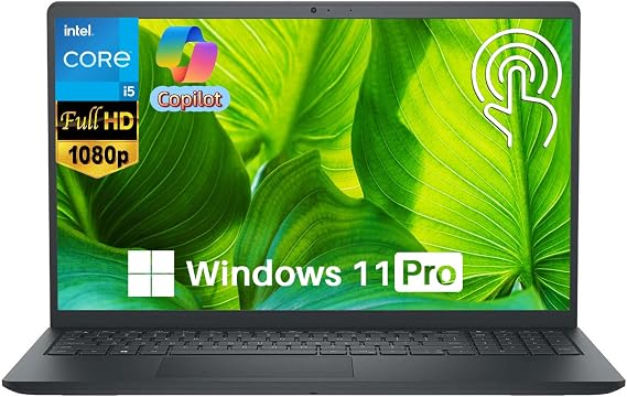 Dell Inspiron 15 3530 Touchscreen Laptop Computer, 15.6" FHD Anti-Glare Touchscreen, Intel 10-Core i5-1334U(Up to 4.6 GHz), 20GB RAM, 512GB SSD, Copilot AI, WiFi 6, Student & Business, Windows 11 Pro