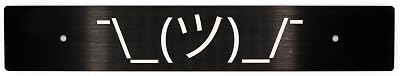 Billetworkz Shrug Guy License Plate Delete Compatible with Subaru BRZ 2022-25