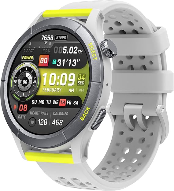 Amazfit Cheetah Smart Watch with Dual-Band GPS, Route Navigation & Offline Maps, Training Template, Heart Rate Monitor, Alexa-Built In