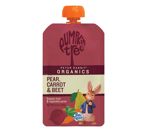Peter Rabbit Organics Puree Beet Carrot Pear, 4.40 oz