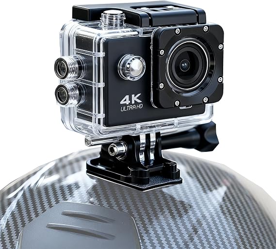 Motorcycle Helmet Camera Dash Cam for Schuberth C3 Pro, Loop Recording Wide Angle Lens Water Resistant Helmet Recorder, Multifunctional Cycling Recorder