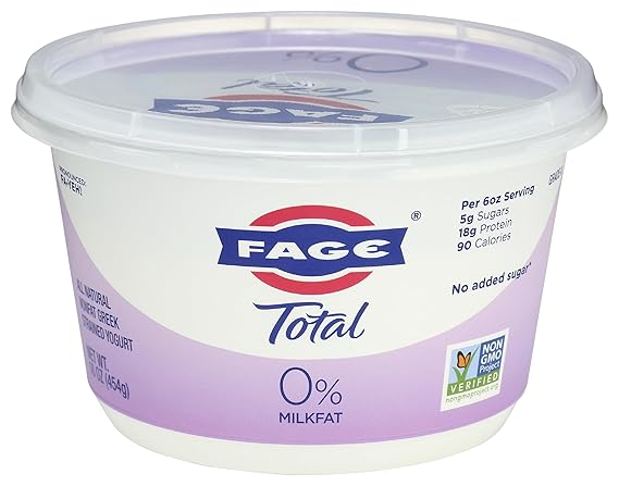 FAGE TOTAL, 0% Plain Greek Yogurt, 17.6 oz