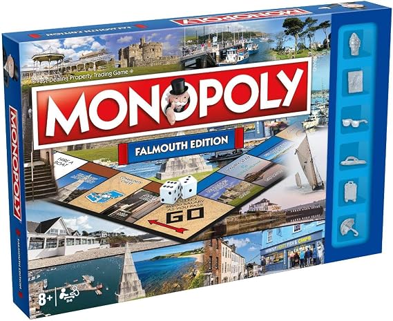 Winning Moves Monopoly Board Game, Falmouth, One Size