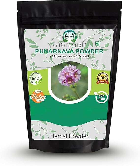 AYURVEDASHREE Punarnava Powder 50 Gm | Boerhavia Diffusa | Herbal Supplement | Supports Weight Management, Kidney, Liver and More | Non GMO | Vegan | Gluten Free